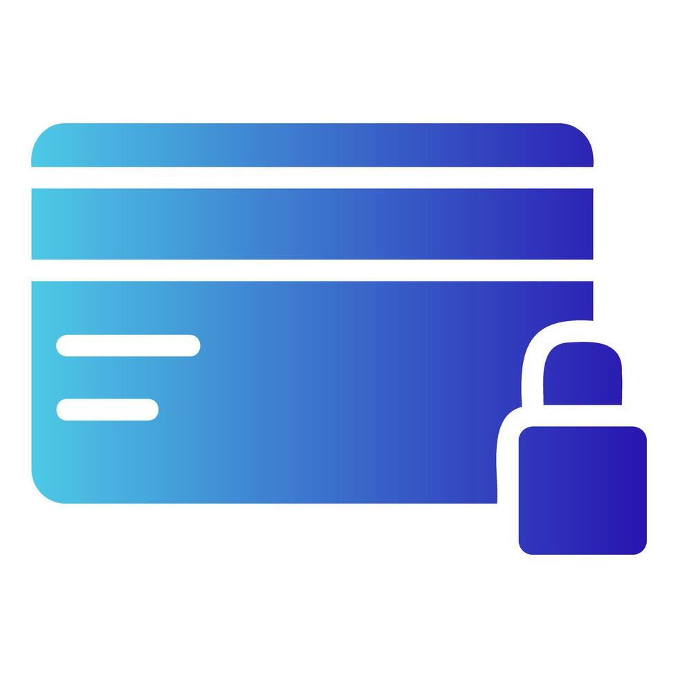 Secure Credit Card vector