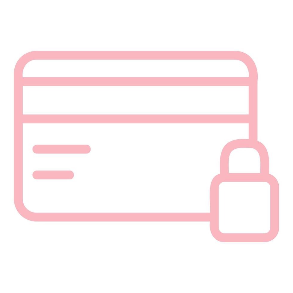 Secure Credit Card vector