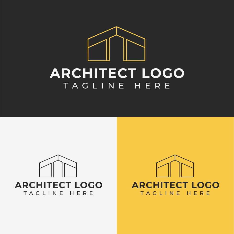Architect Company Logo Design vector