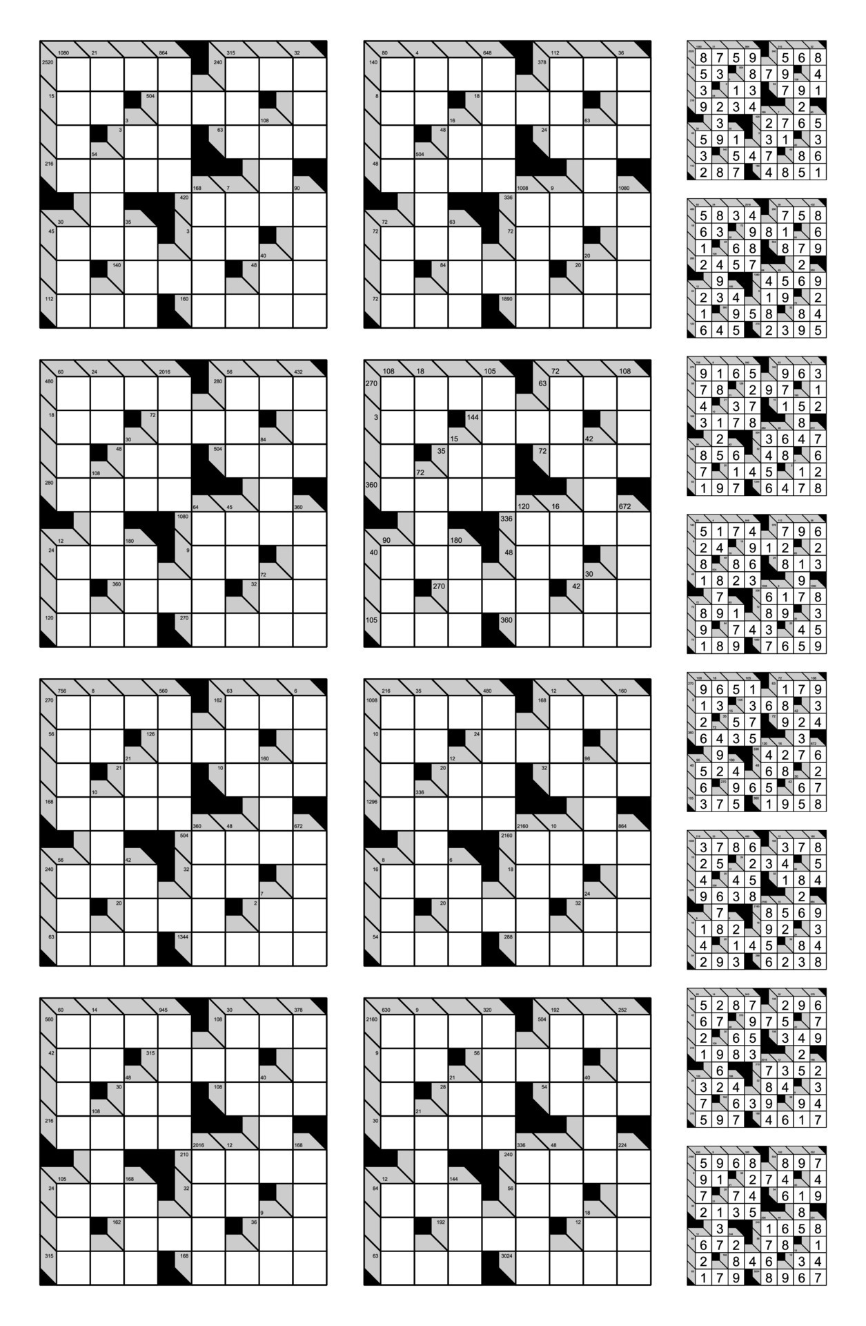 Kakuro Puzzles - 5f9mktk