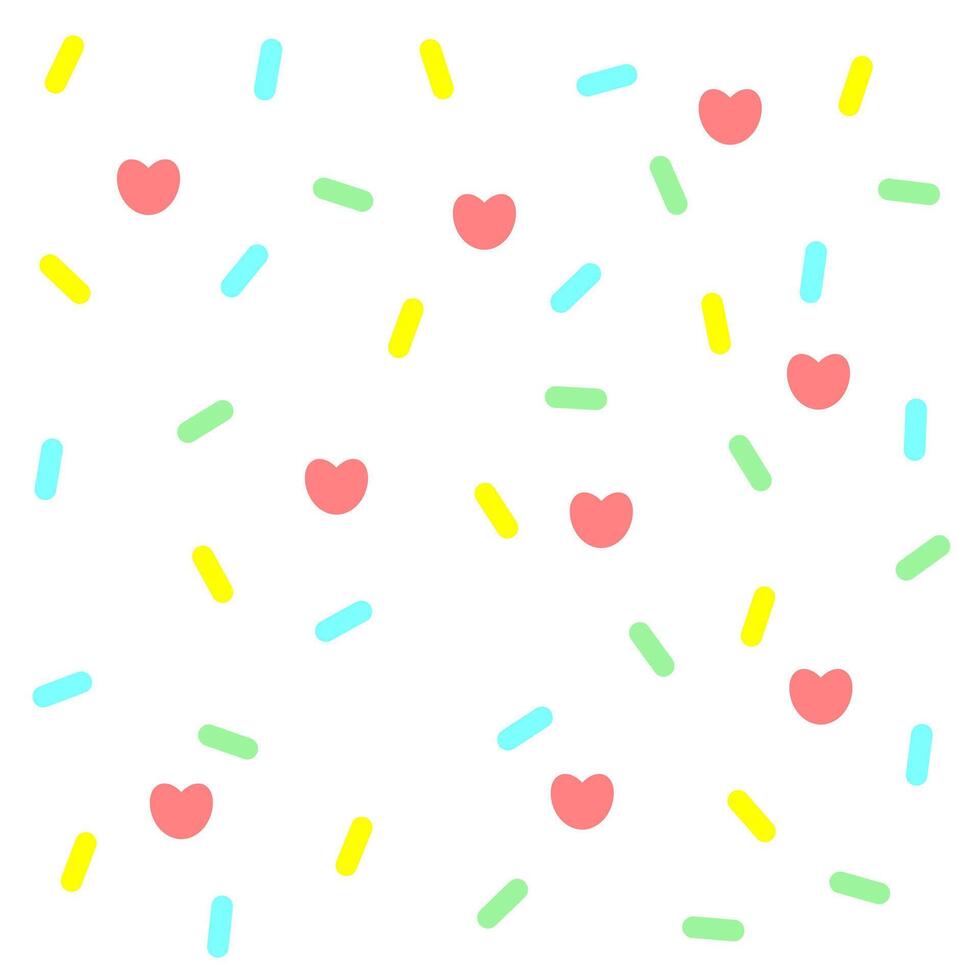 Colorful sprinkles background graphic illustration vector