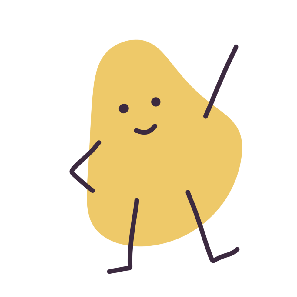 Silly Blob illustration png