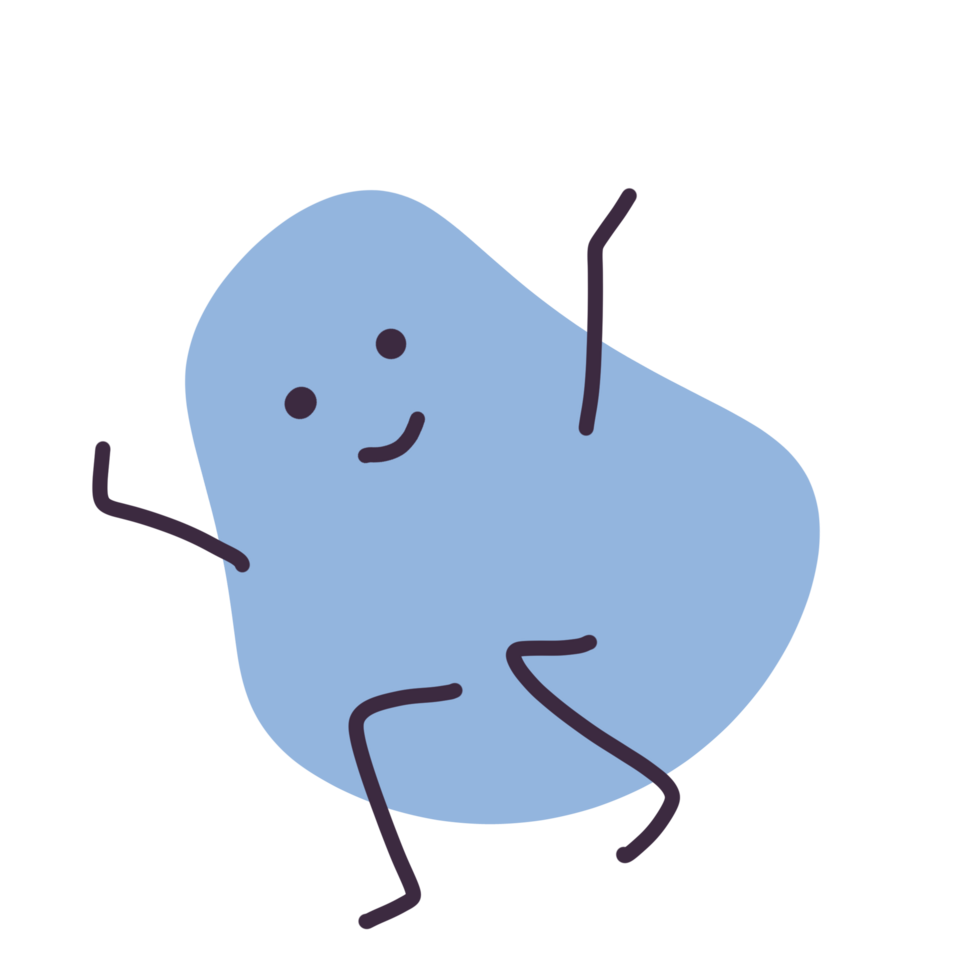 Silly Blob illustration png