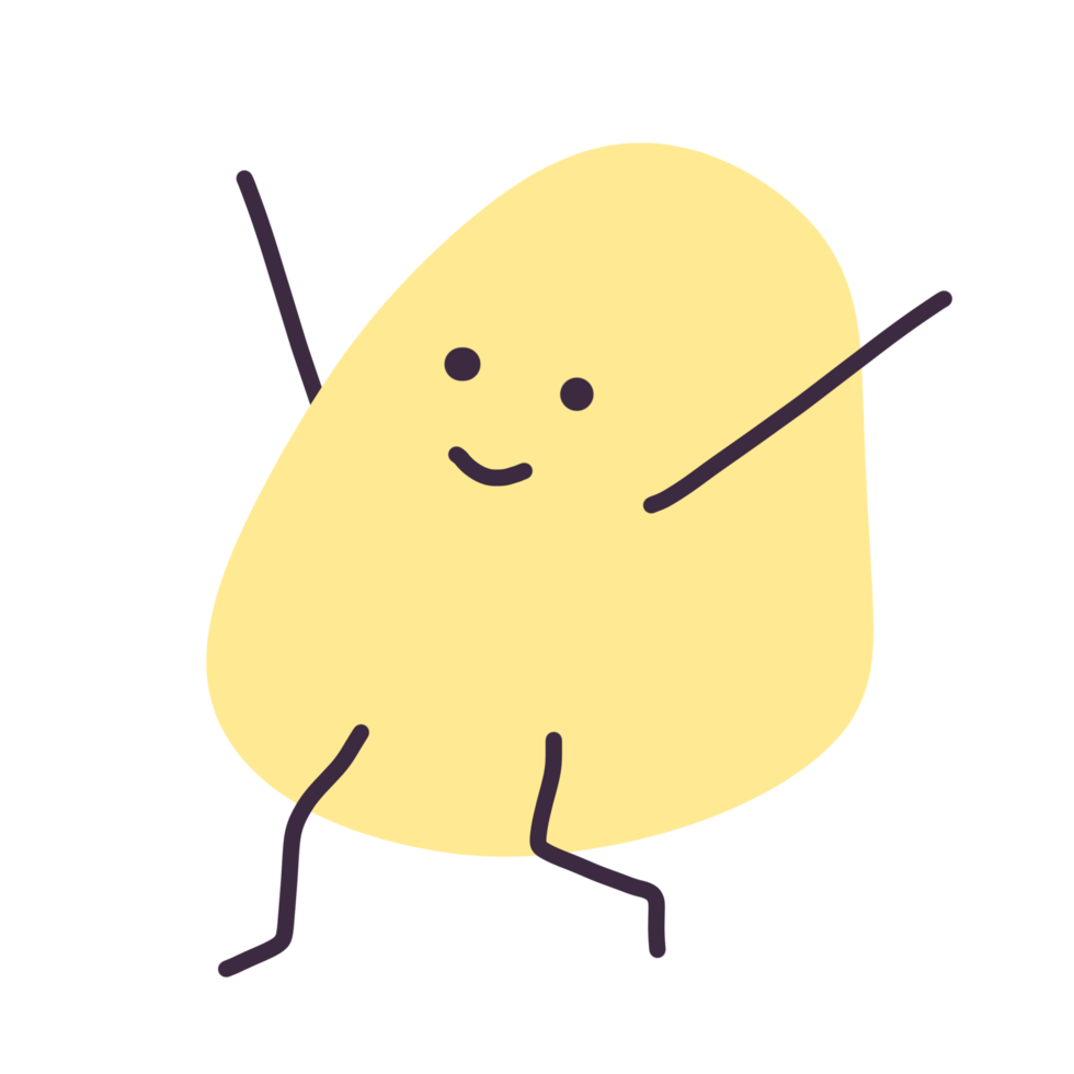 Silly Blob illustration png