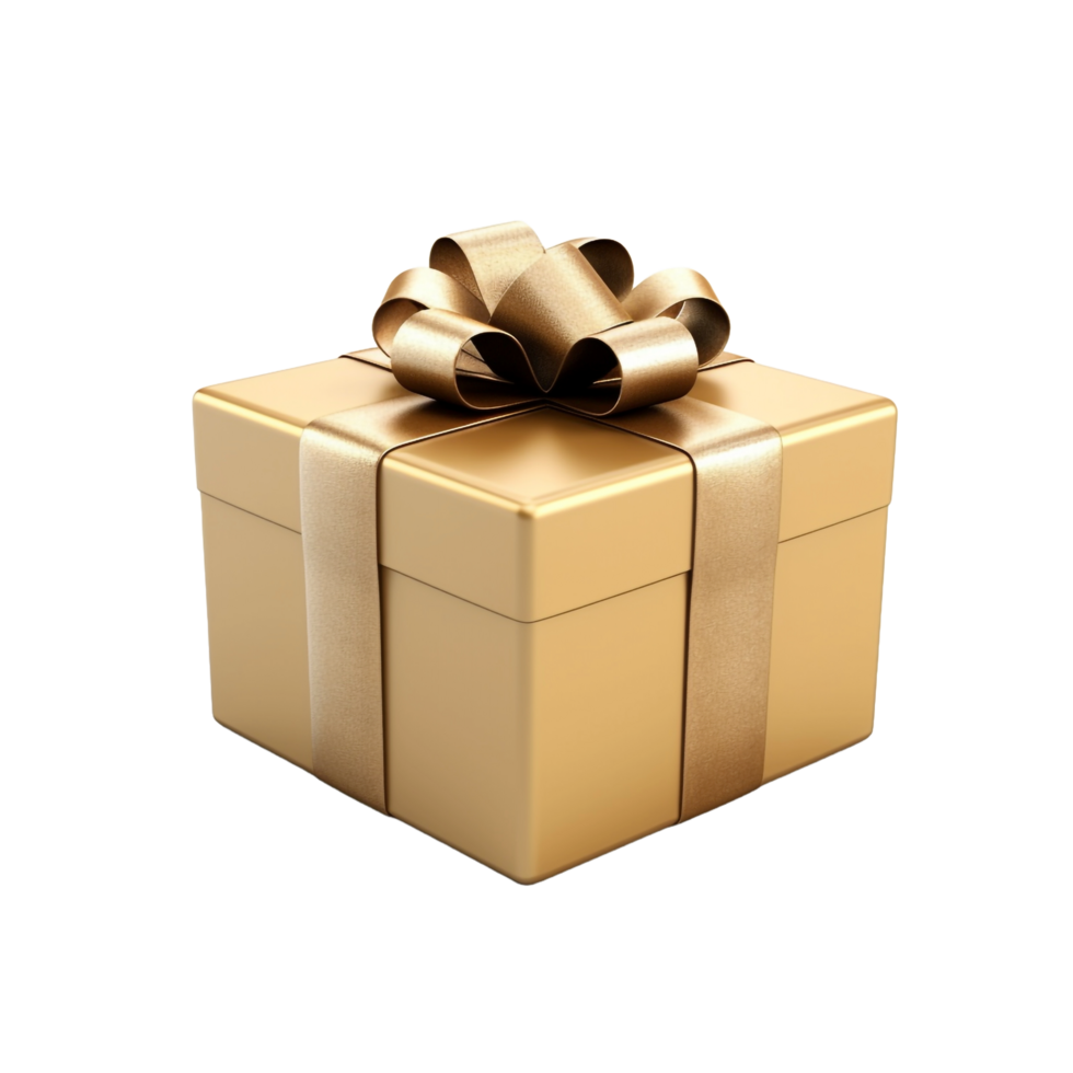 3d Icon Of Gift box isolated on transparent background png