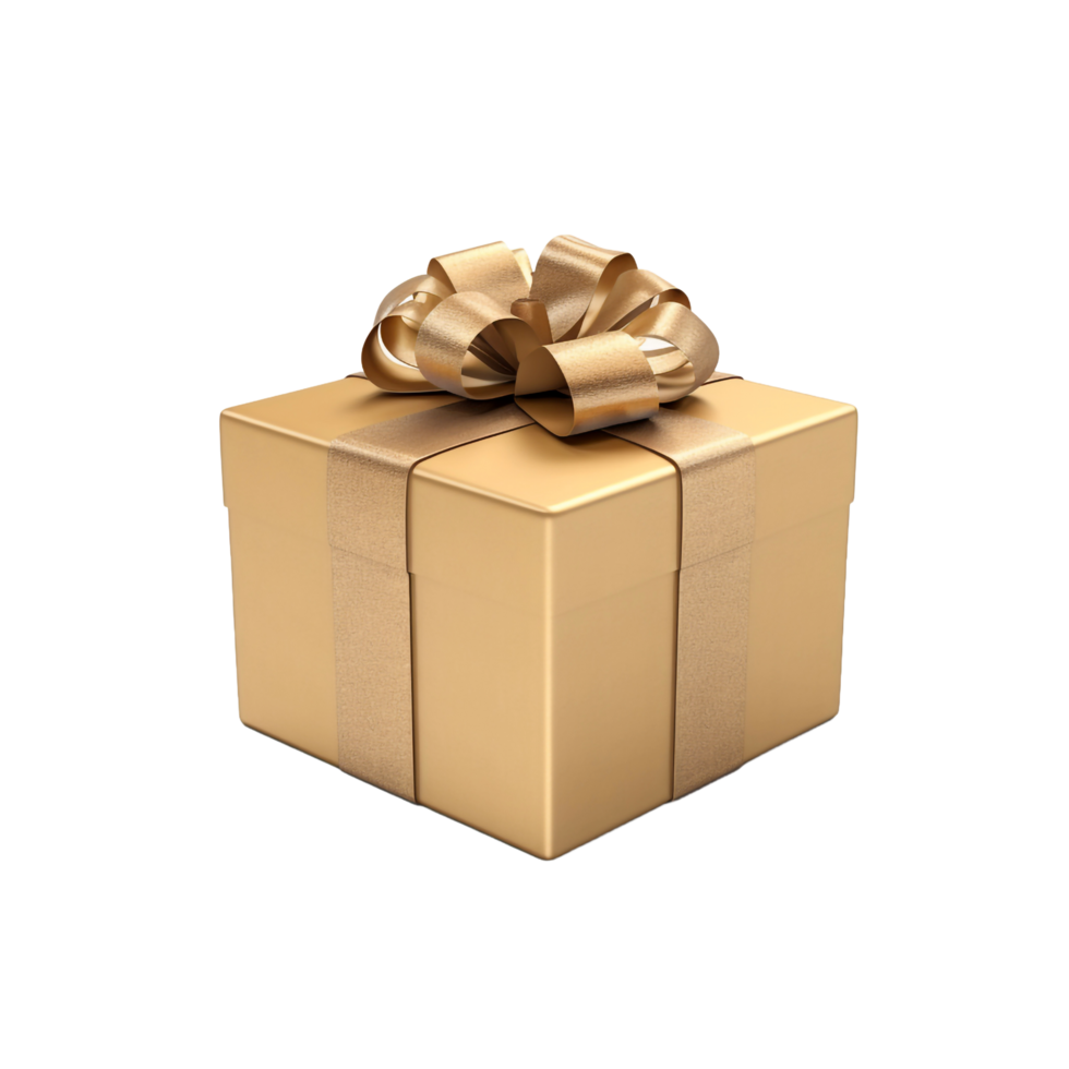3d Icon Of Gift box isolated on transparent background png