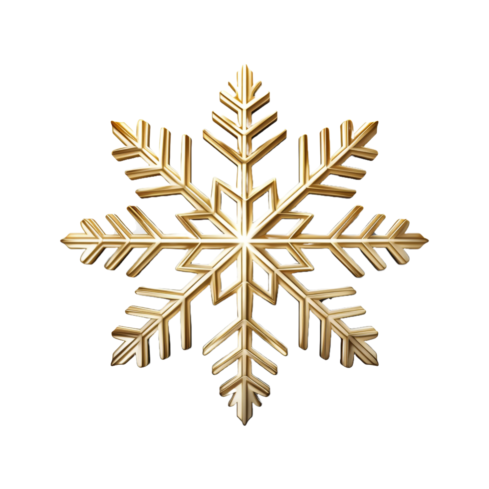 3d Icon Of Christmas Snowflake isolated on transparent background png