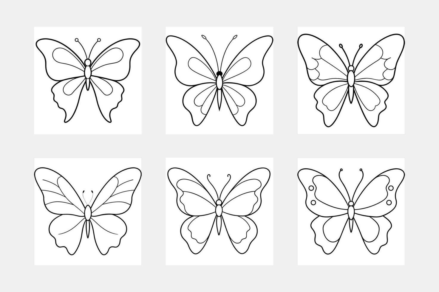 Enhance Your Art with Butterfly Line Art Illustration Techniques vector