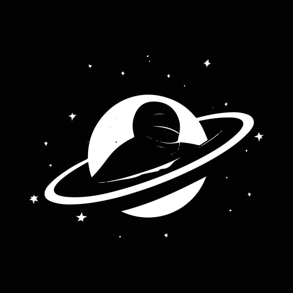 space astronaut illustration design on white background vector