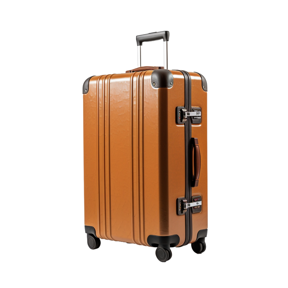 3d Suitcase isolated on transparent background png
