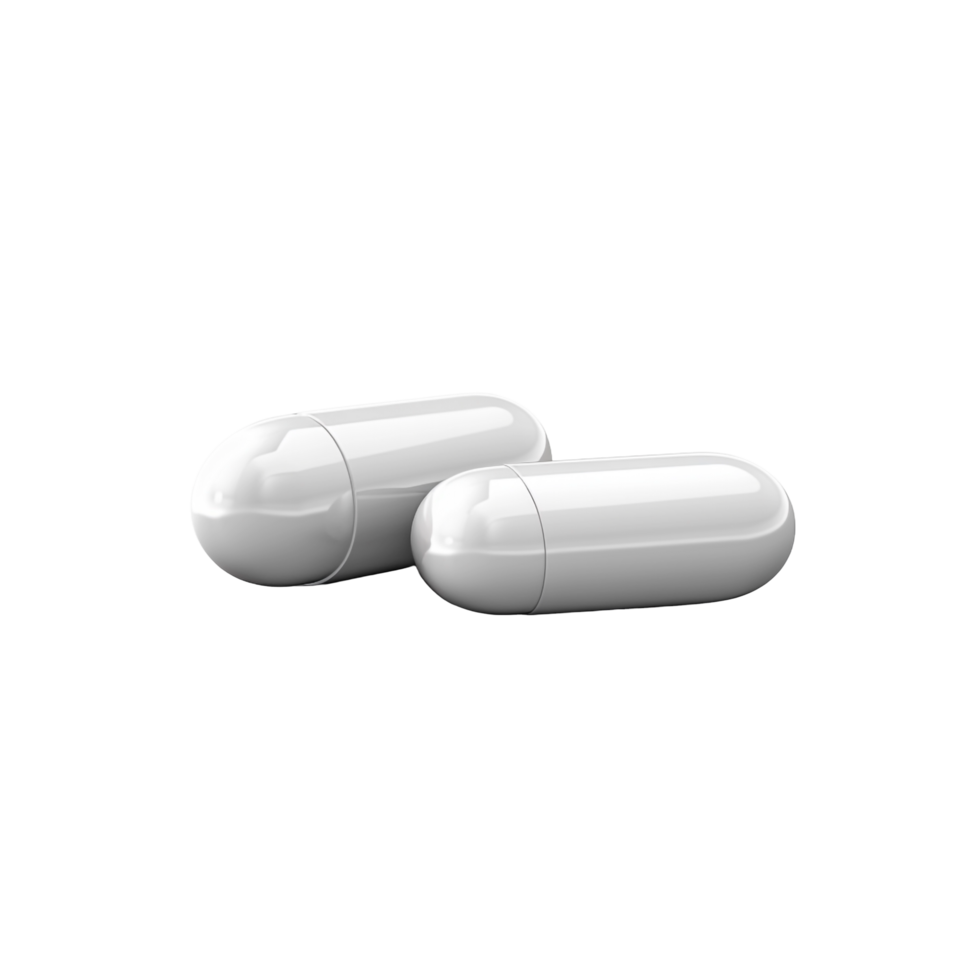 3d Pills Drug isolated on transparent background png