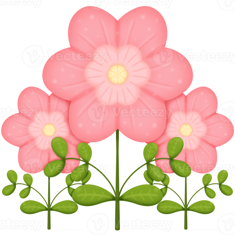 Pink flower icon png