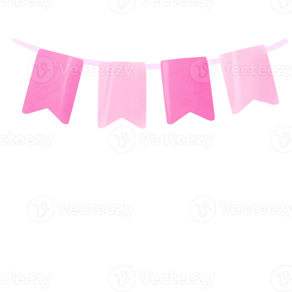 Watercolor flag illustration png