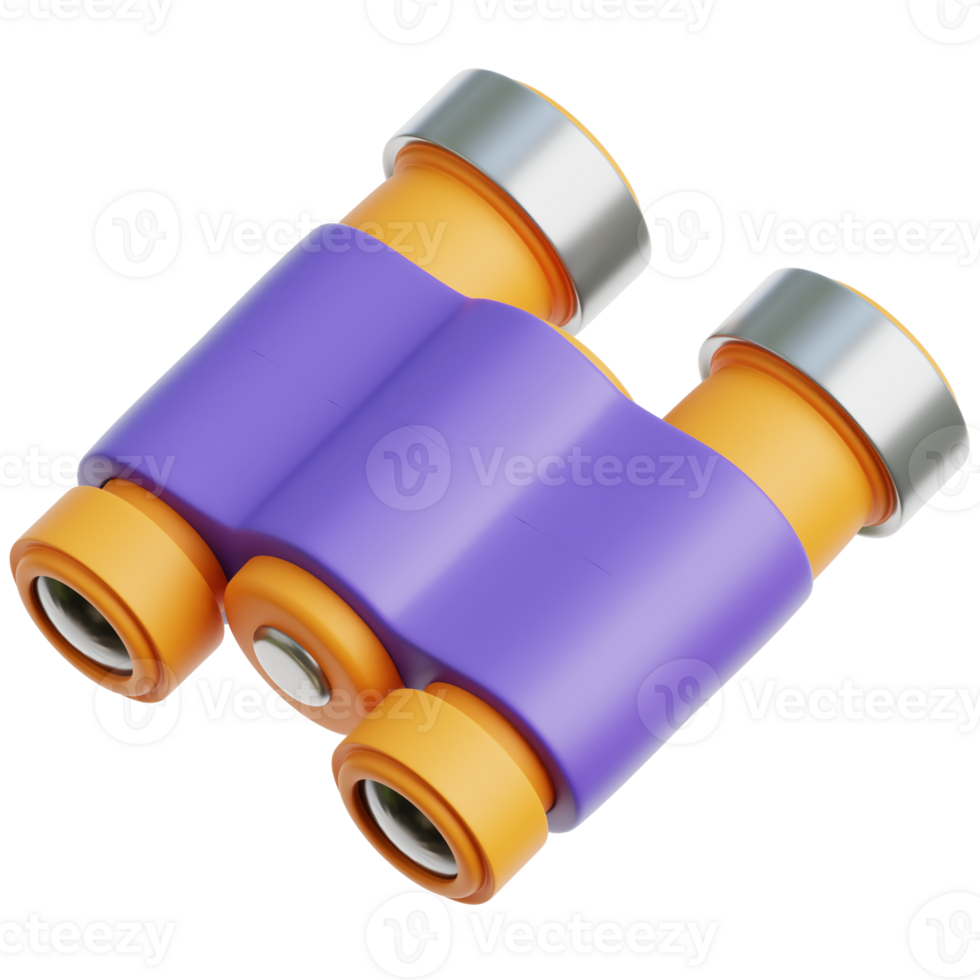 verrekijker 3d illustratie png