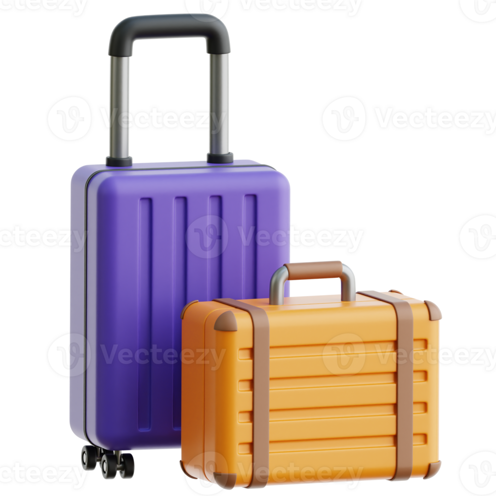 Luggage 3d Illustration png