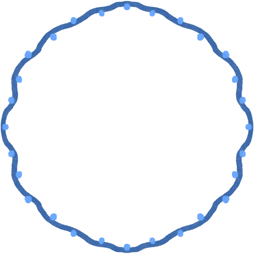 colorful circle frame png