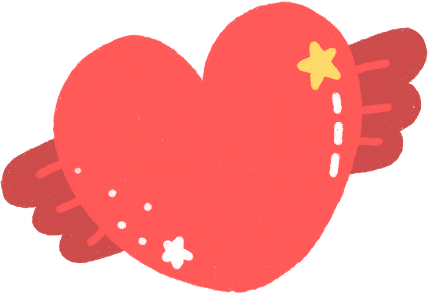 Heart. cartoon illustration png