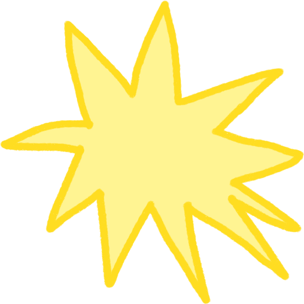 Glitter star for decoration png