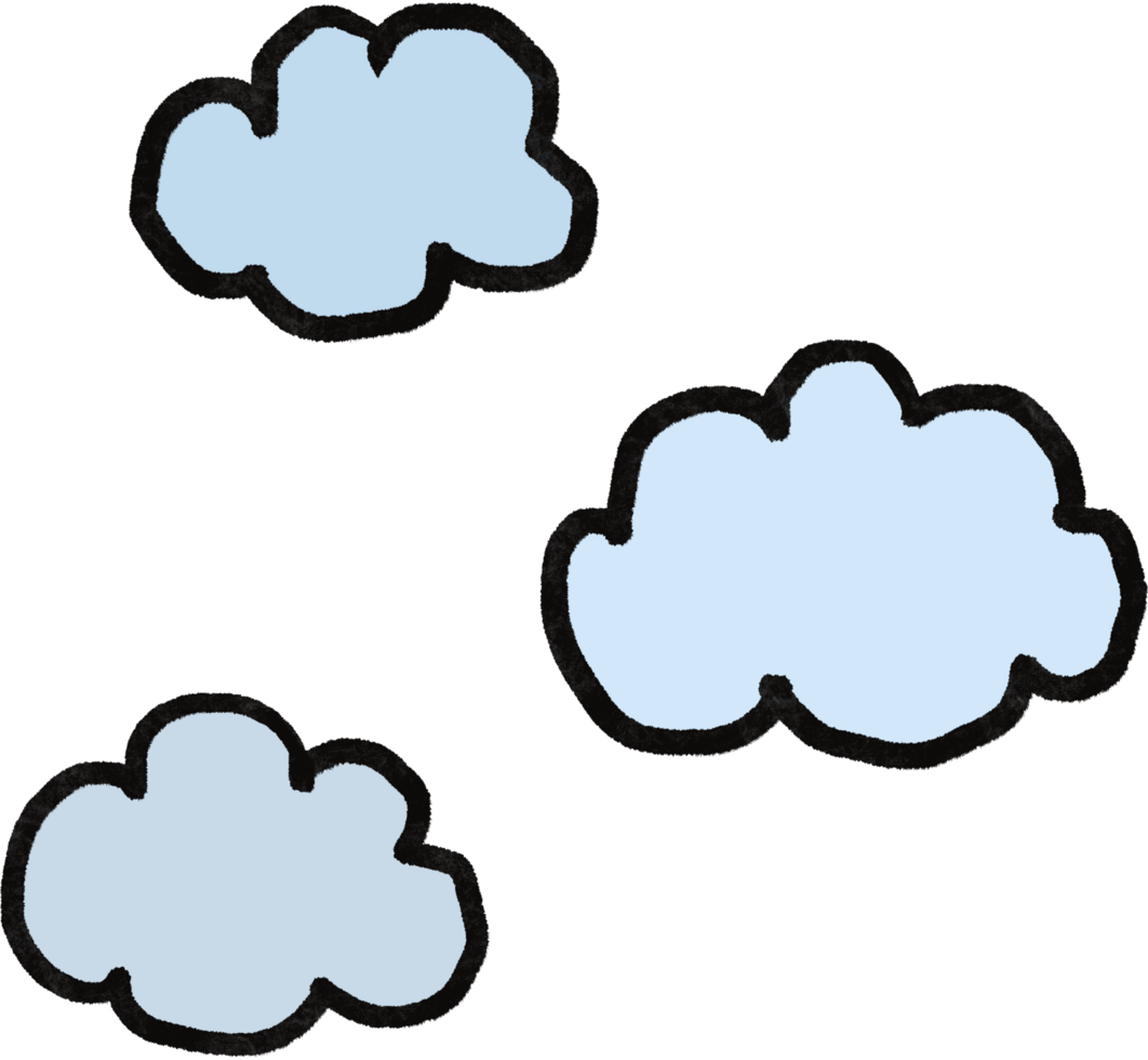 Blue Cloud sky clipart png