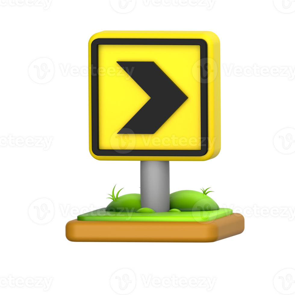 Chevron Sign 3D Icon png