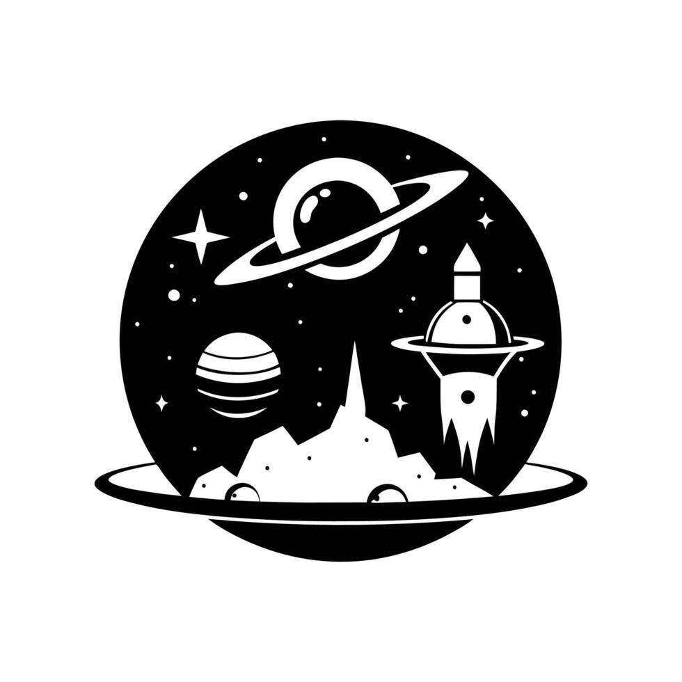 space astronaut illustration design on white background vector