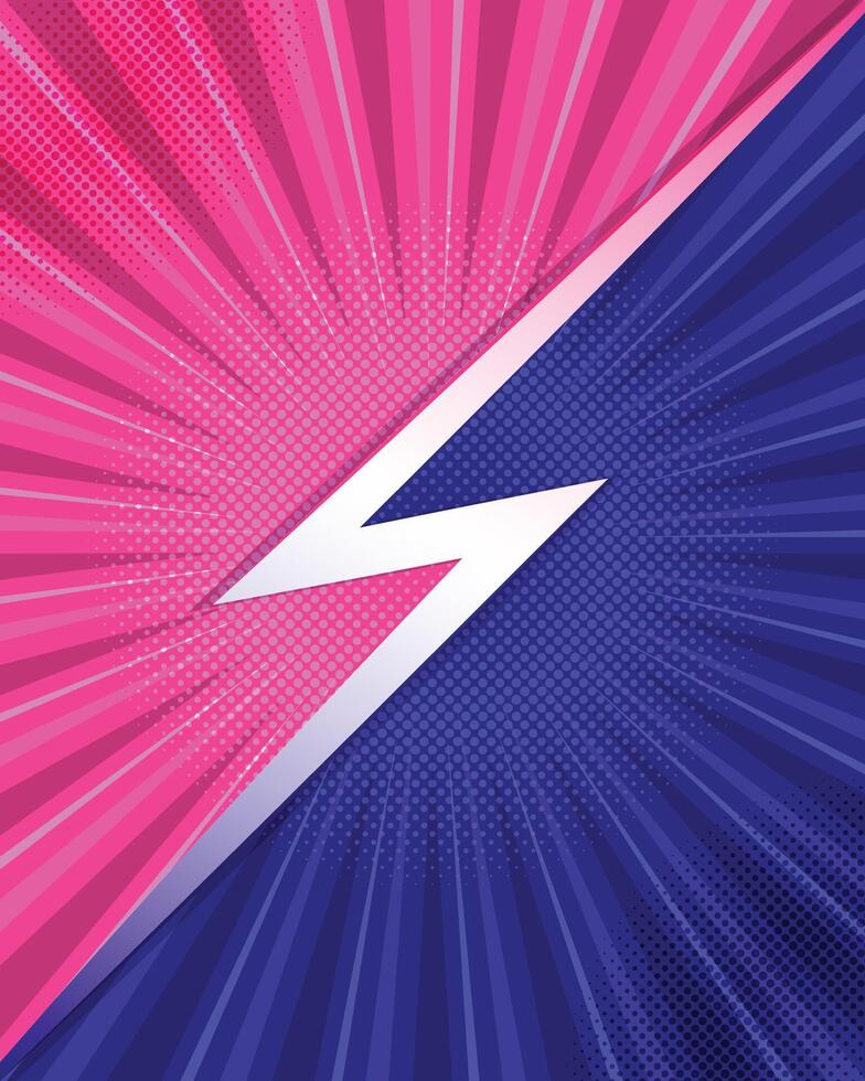 Cartoon comic pop art fight background vector