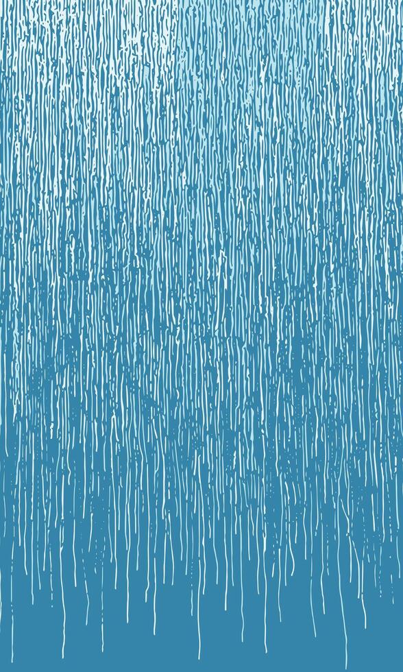 Rain water wallpaper. Blue ink dripping strokes abstract grunge style vector
