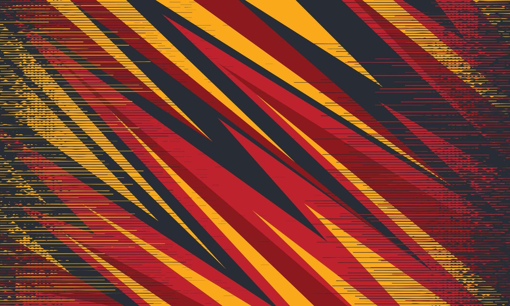 Geometric striped pattern background with abstract grunge paint strokes vector