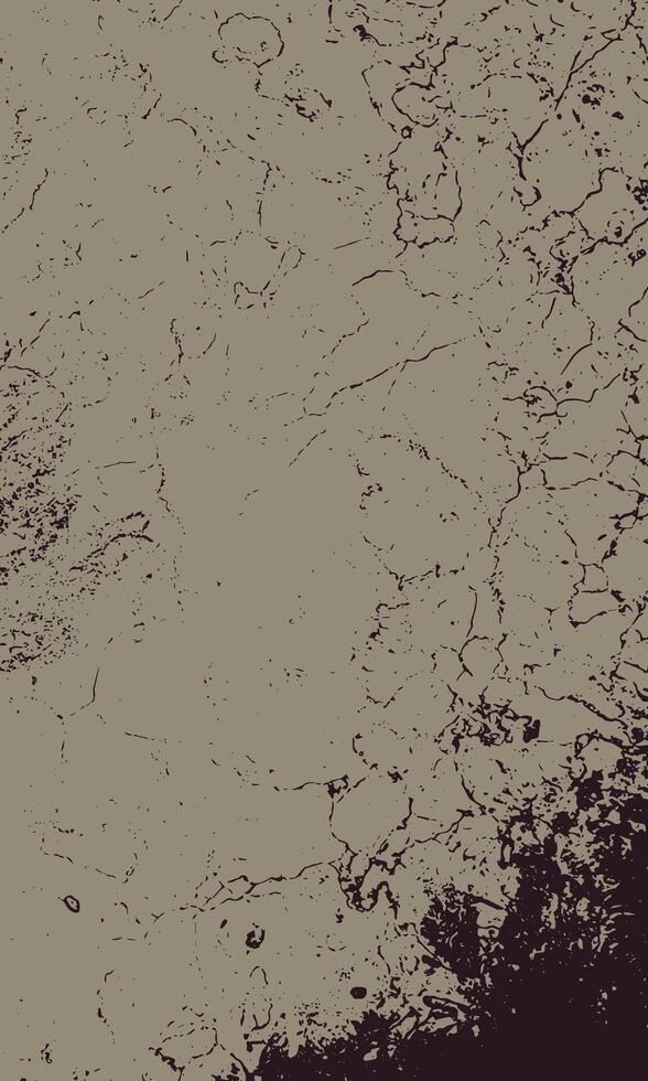 Abstract cracked ground surface grunge background vector