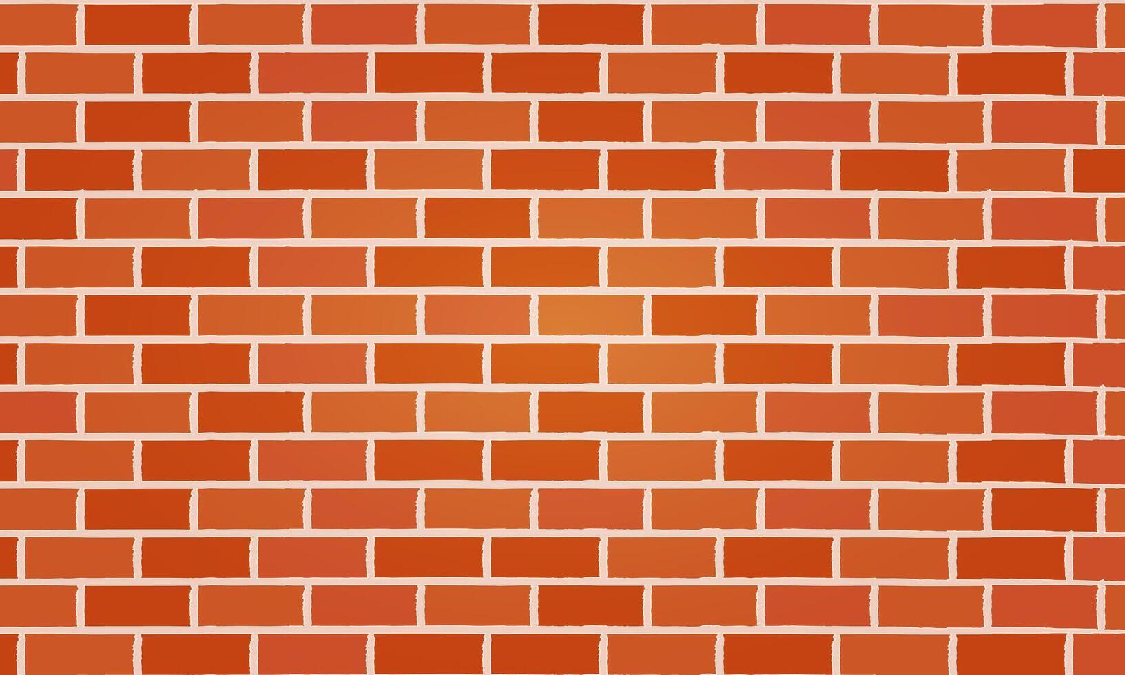 illustration of brick wall in pattern background vector