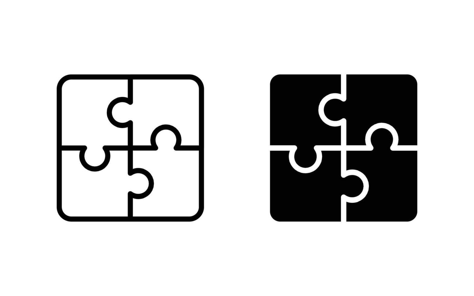 puzzle icon . vector