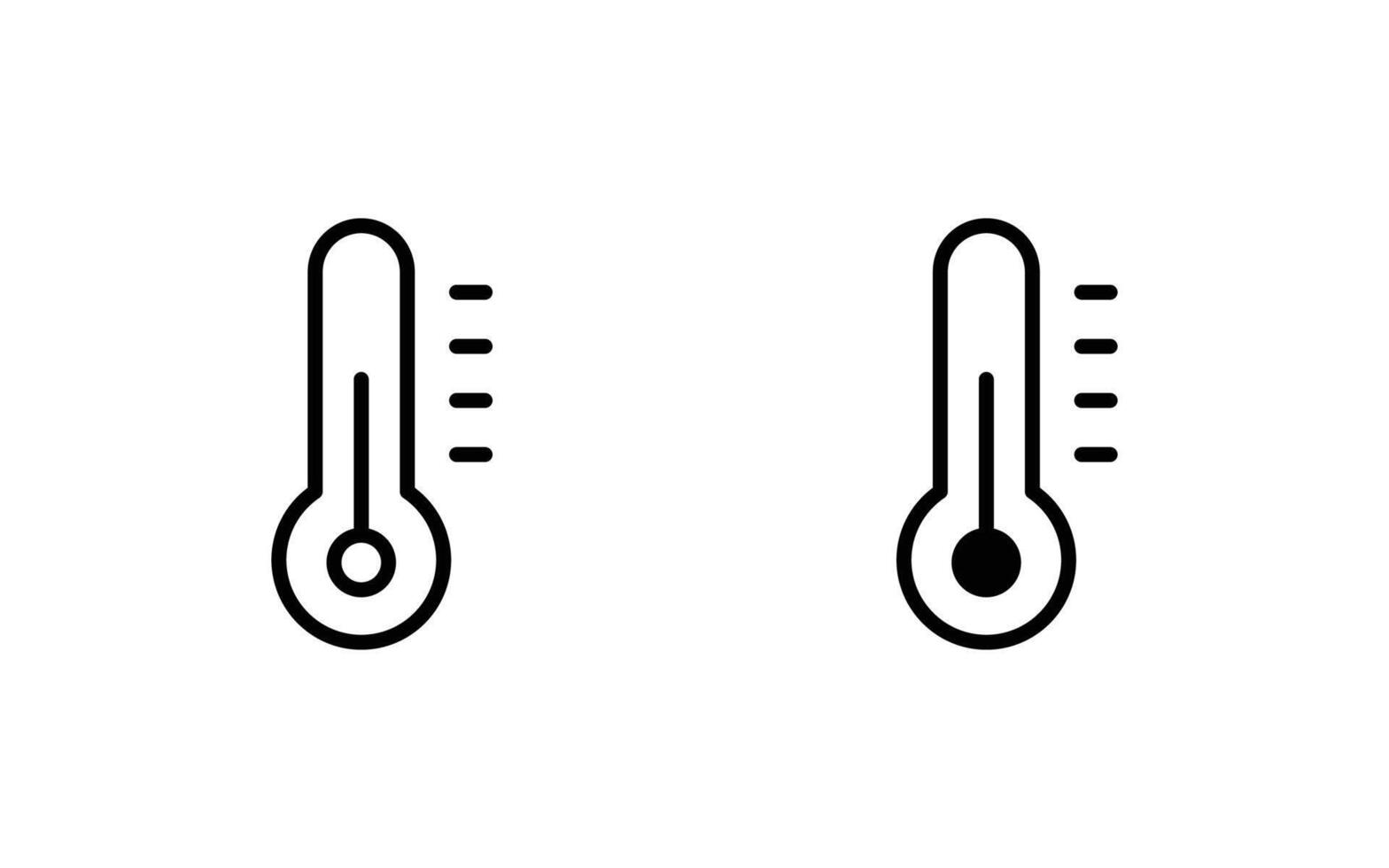 thermometer icon . vector