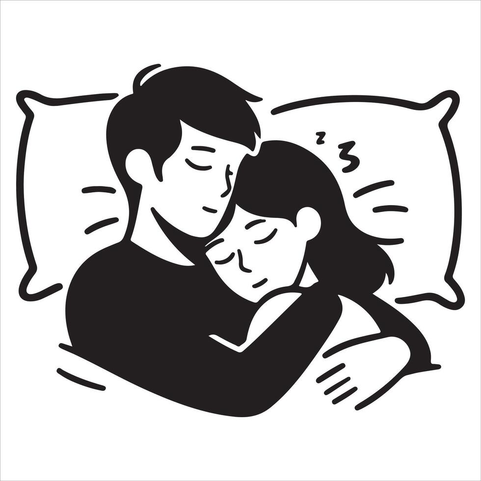 Romantic couple in various poses silhouettes collection set. Couple falling in love different poses vector