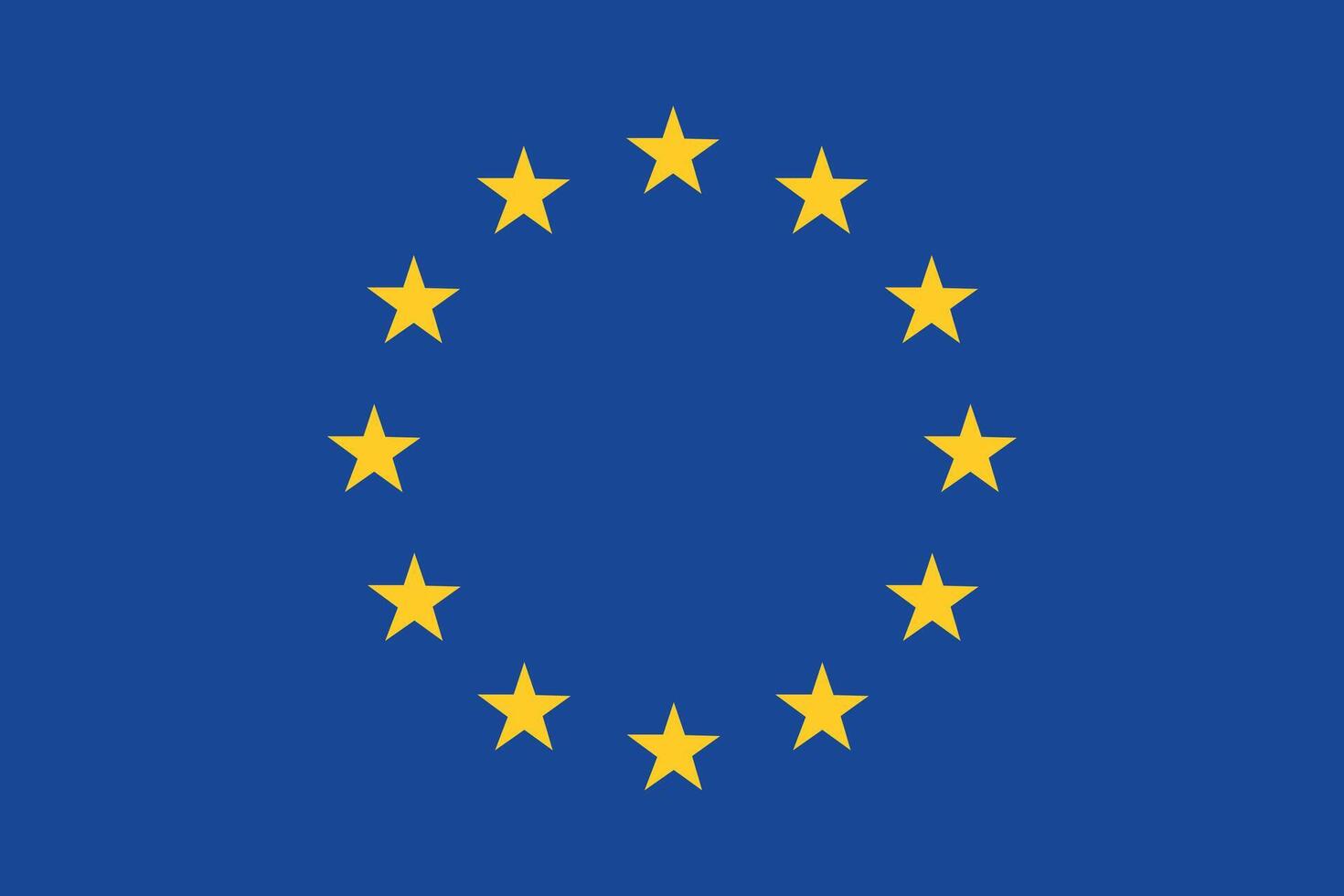 European Union flag vector