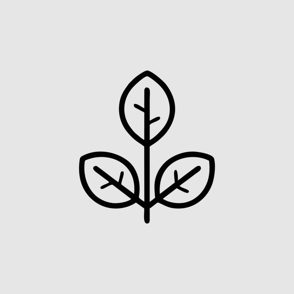 Leaf symbol for your web site design vector