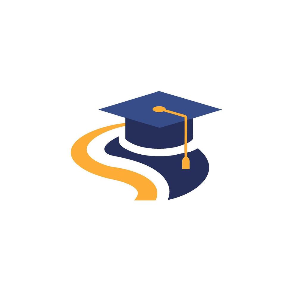 Graduation Cap icon symbol flat illustration vector