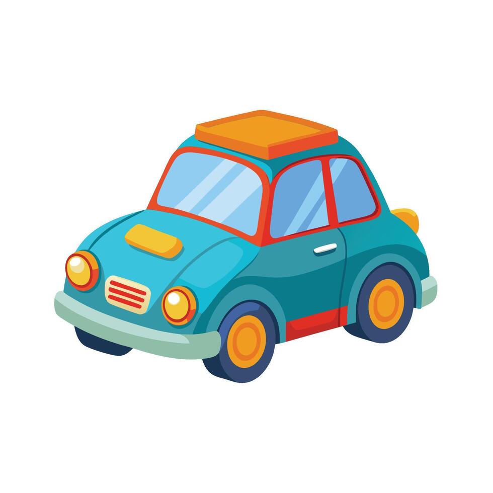 Car Cartoon drawing style design vector