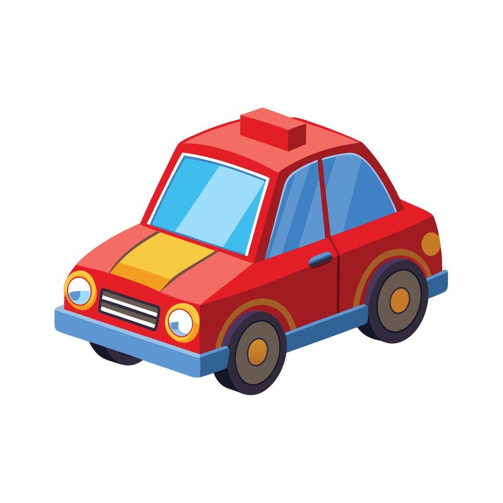 Car Cartoon drawing style design vector
