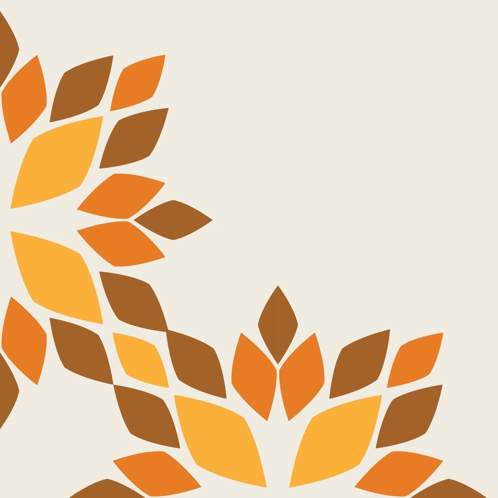 soft color floral frame corner design vector