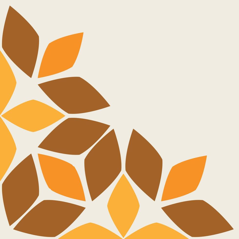 soft color floral frame corner design vector