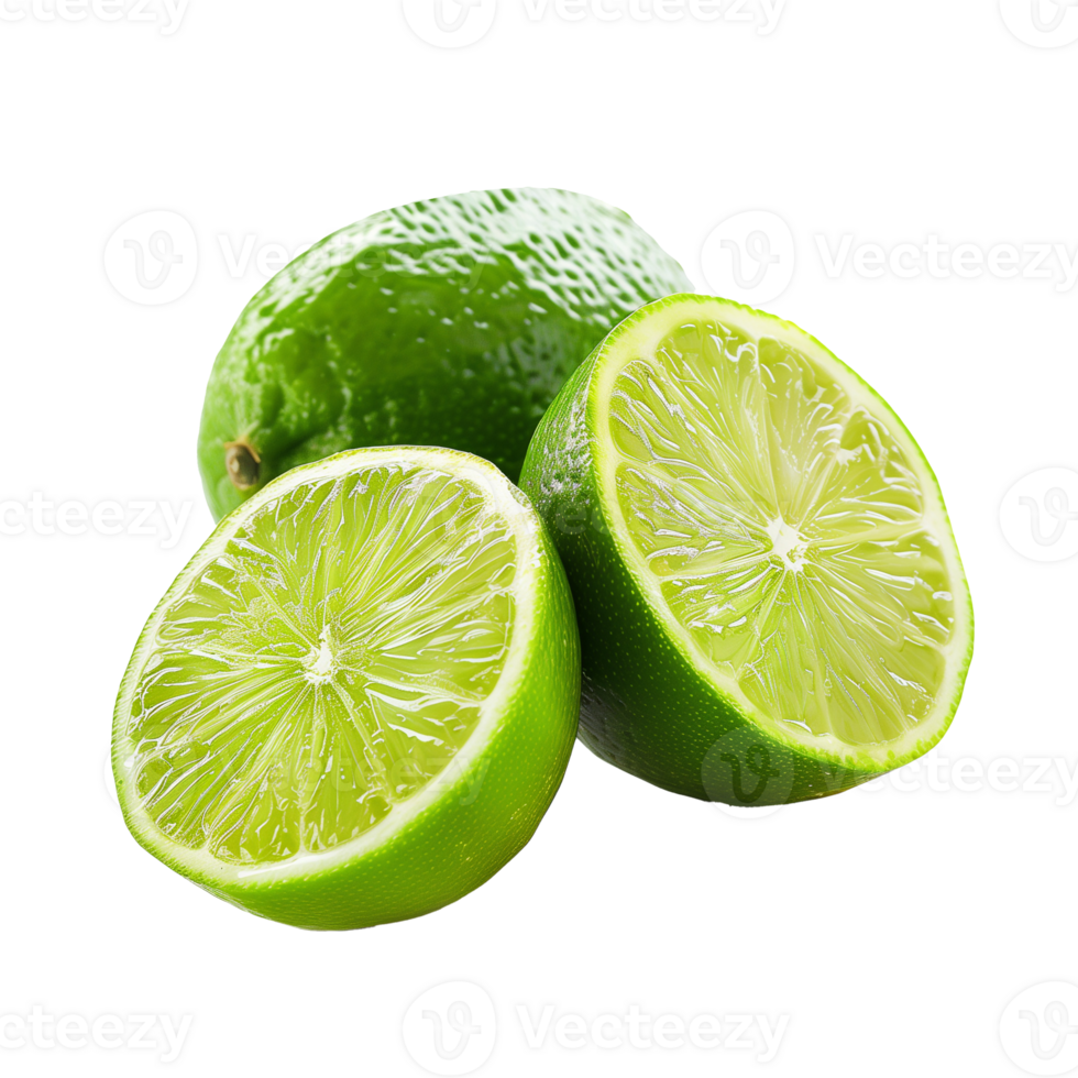 Lime Fruit Isolated on Transparent Background png