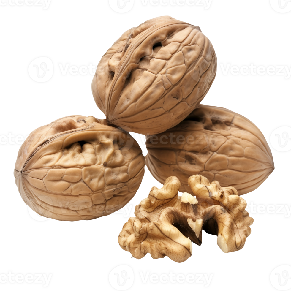 Walnut Isolated on Transparent Background png