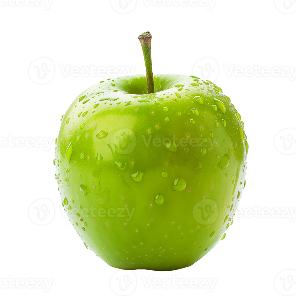 Green Apple Isolated on Transparent Background png
