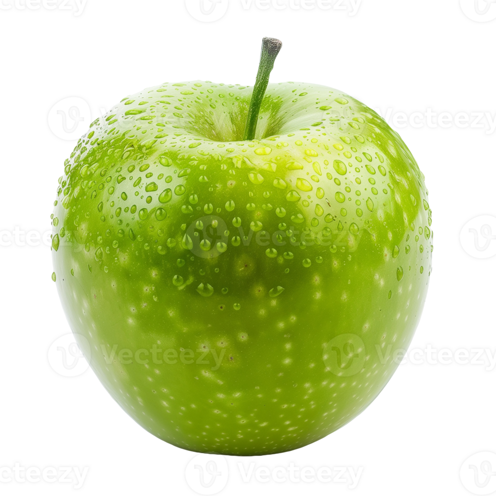 Green Apple Isolated on Transparent Background png