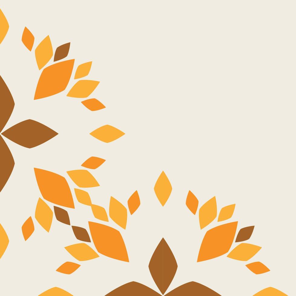 soft color floral frame corner design vector