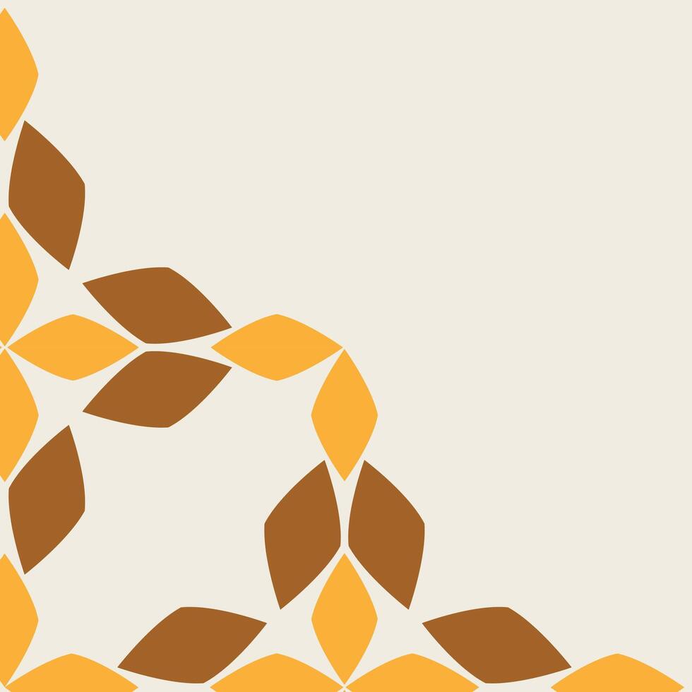 soft color floral frame corner design vector