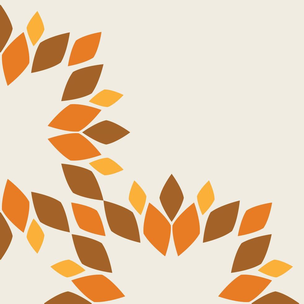 soft color floral frame corner design vector