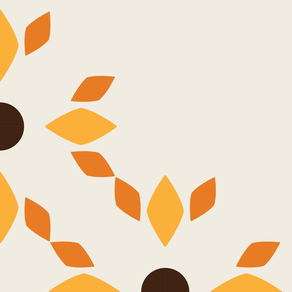 soft color floral frame corner design vector
