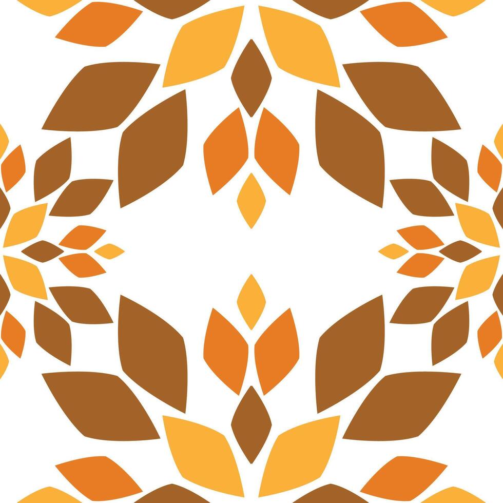 Seamless pattern with abstract flowers vector