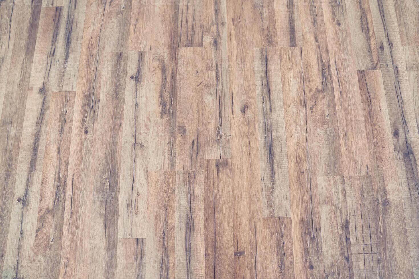 Close up of grey, brown wood floor texture pattern background, backdrop with copy space photo